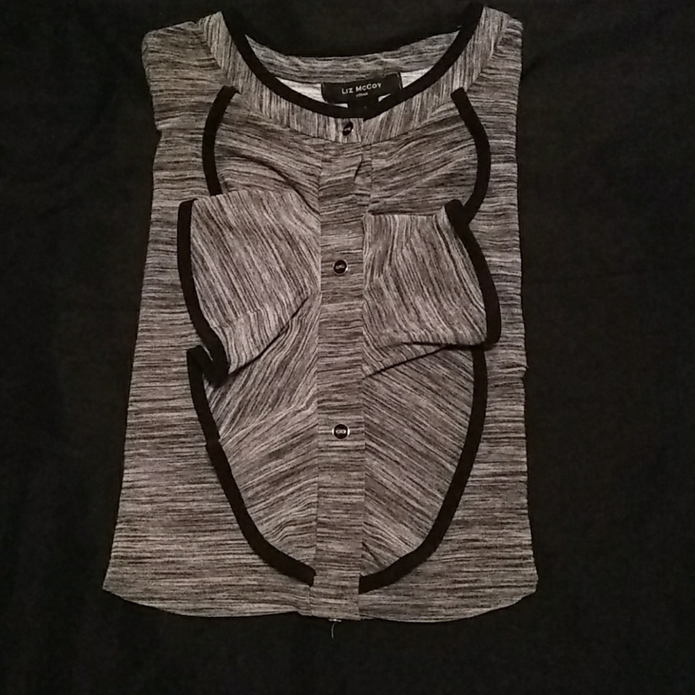 Black and Gray blouse
